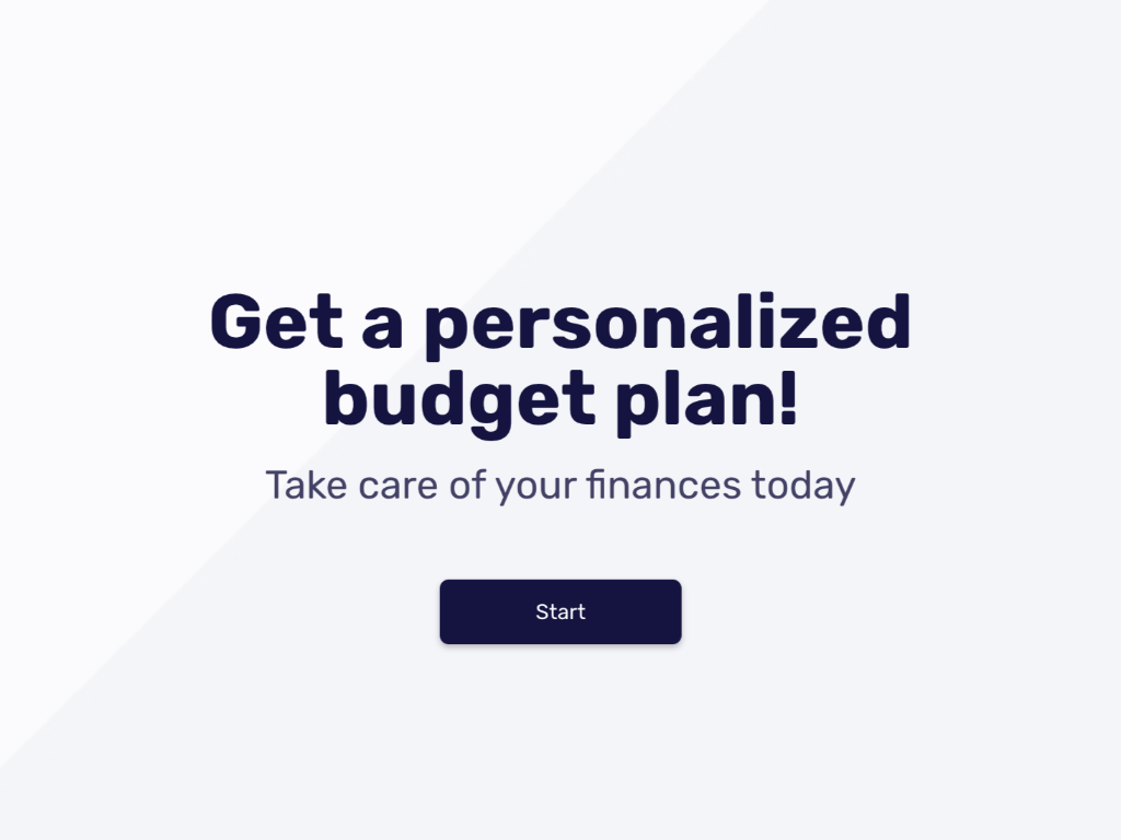 Budget plan ai generator free involve me template