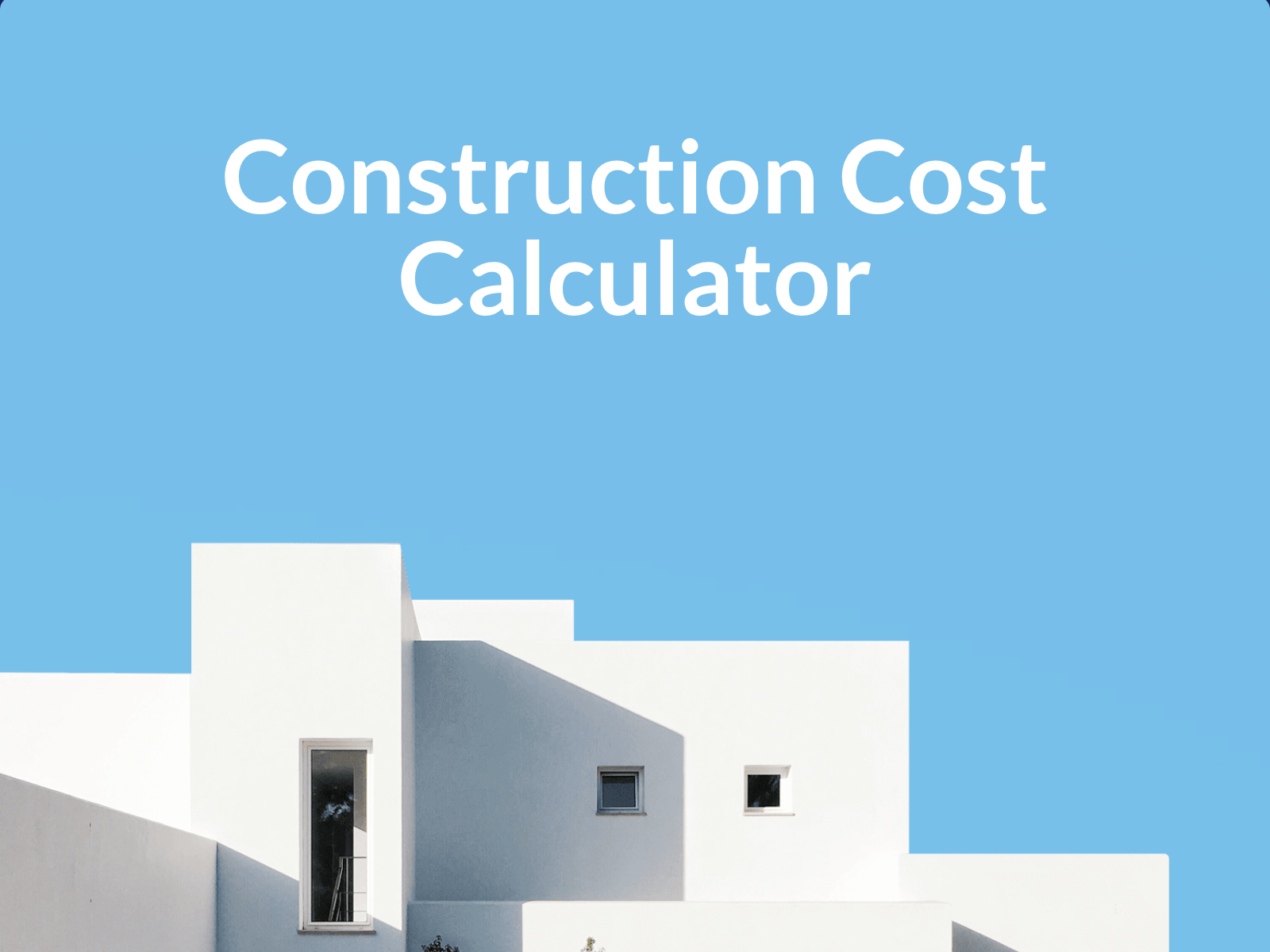 Construction Cost Calculator | free involve.me template