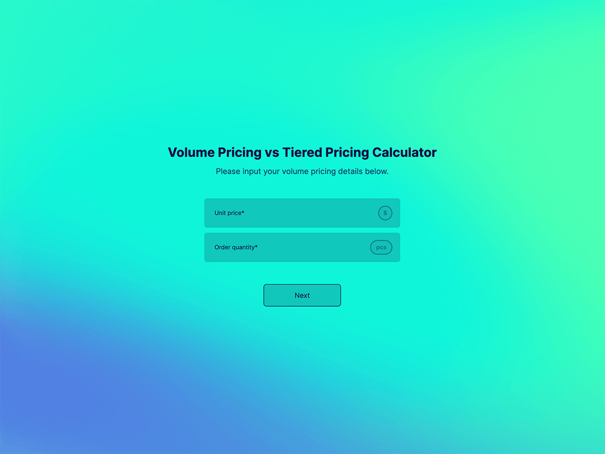 Volume vs Tiered Pricing Calculator free involve me template Volume vs Tiered Pricing Calculator free involve me template
