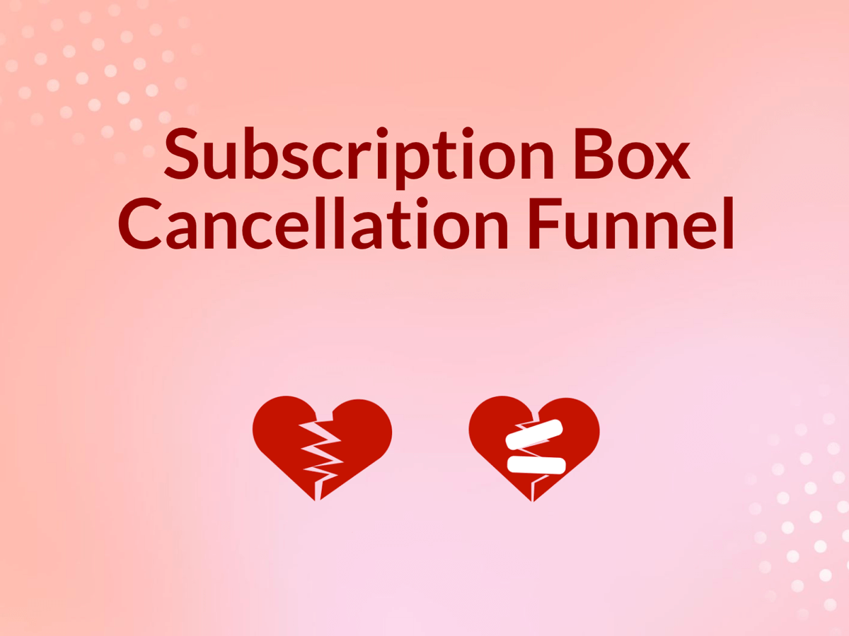 Subscription Box Cancellation Funnel | free involve.me template