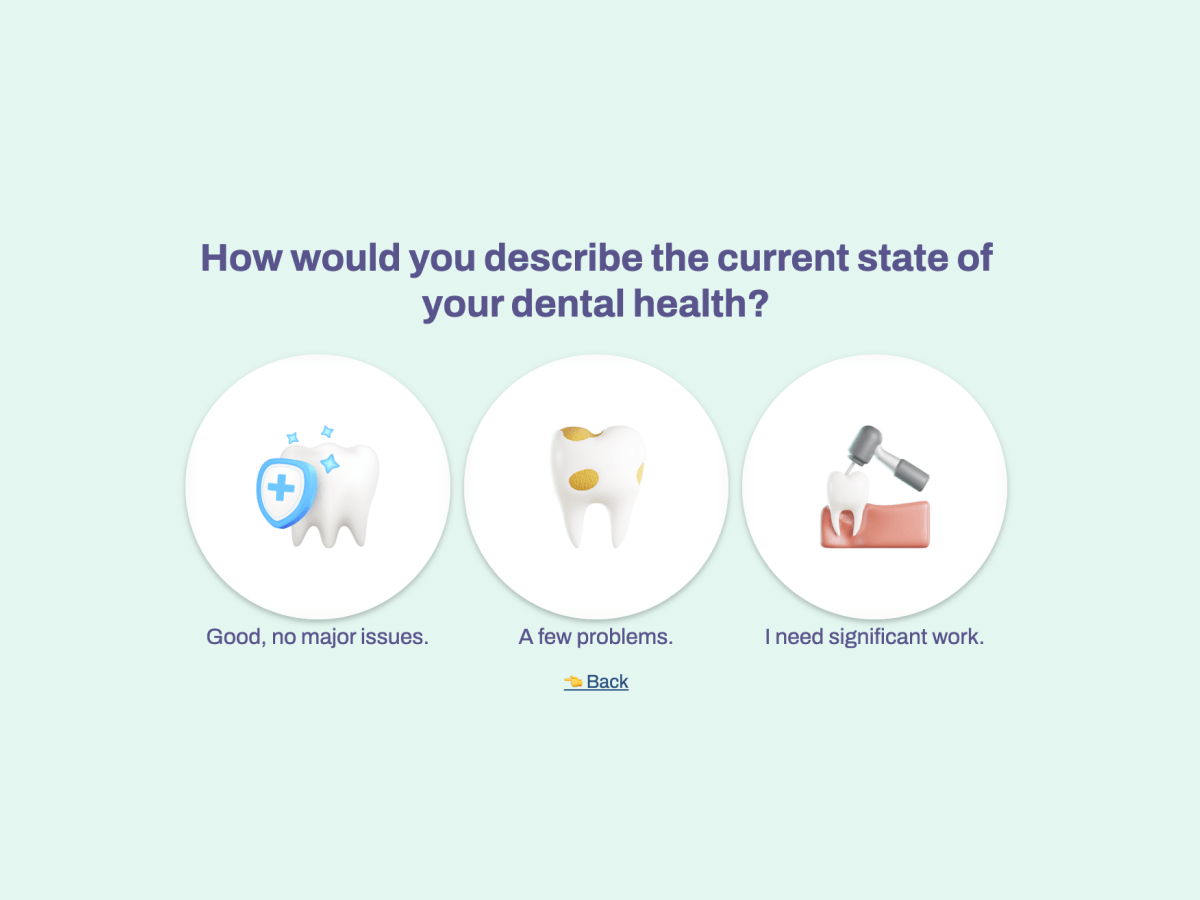 Dental Insurance Finder Quiz free involve.me template