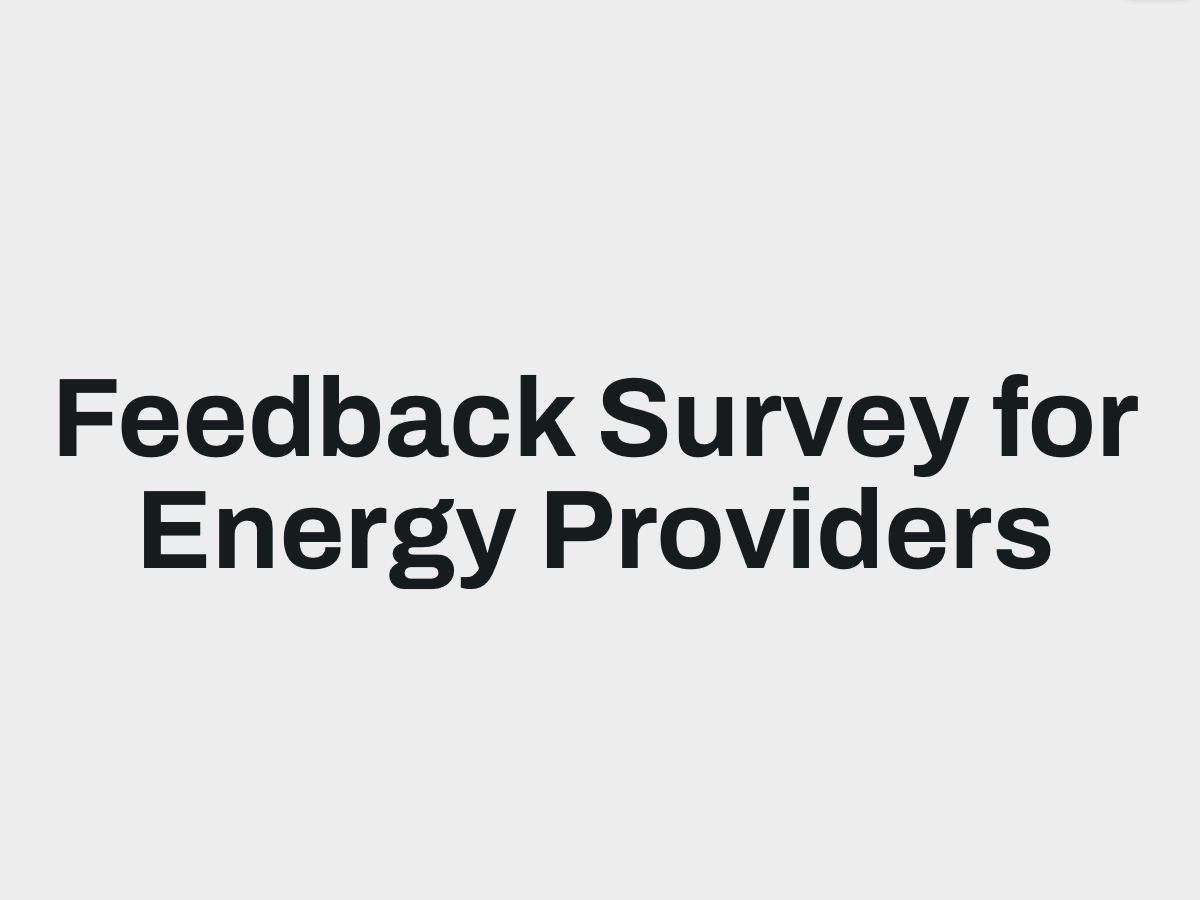 Feedback Survey For Energy Providers Free Involve me Template feedback-survey-for-energy-providers-free-involve-me-template