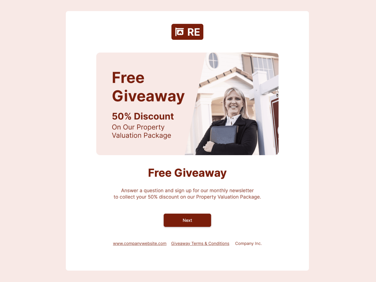Giveaway Quiz For Real Estate Free Involve Me Template Giveaway Quiz For Real Estate Free Involve Me Template
