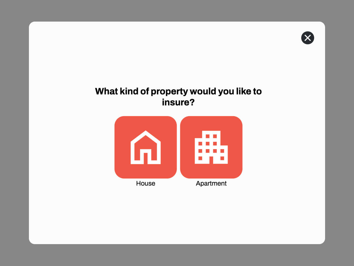 Home Insurance Finder Quiz free involve.me template