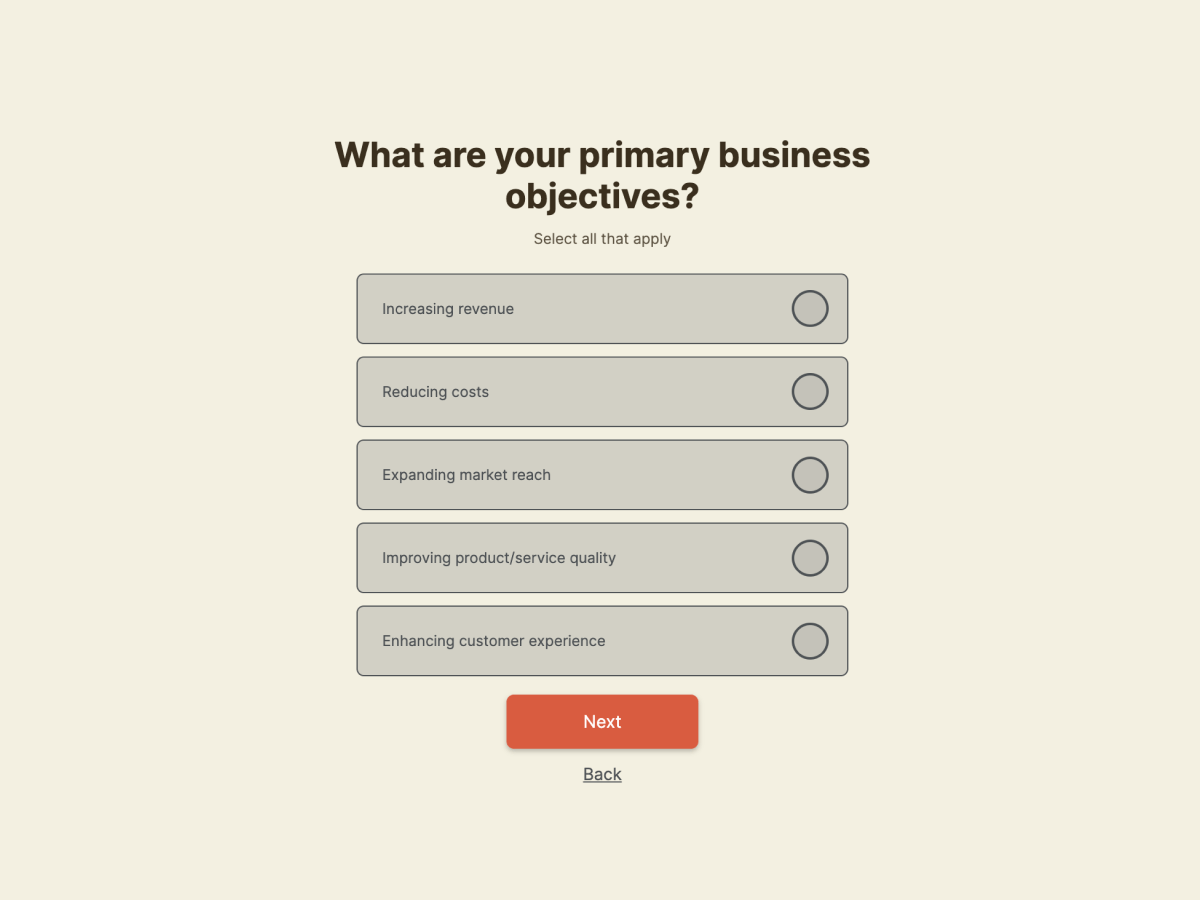 Market Research Survey for Software | free involve.me template