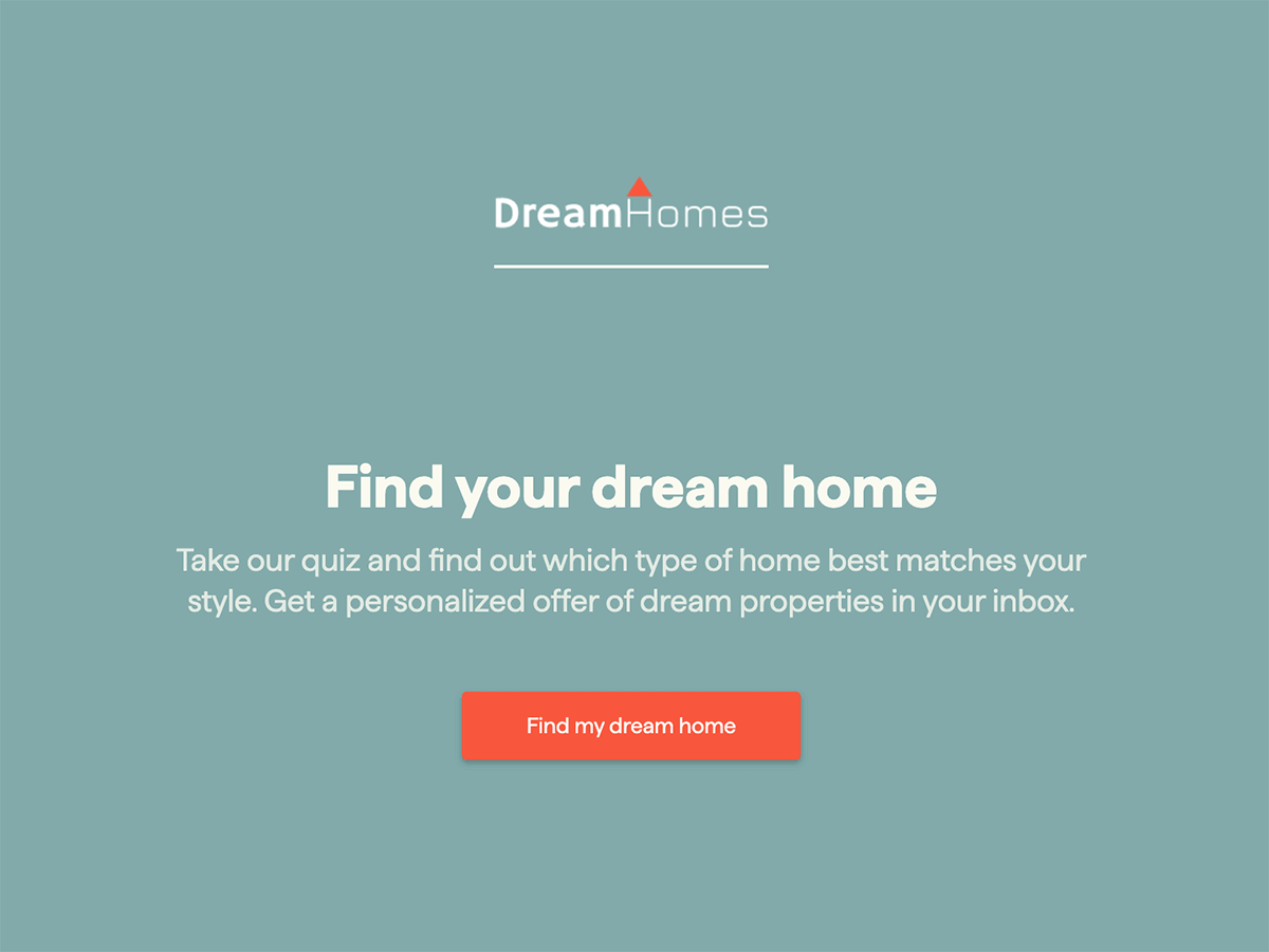 Property Finder Quiz free involve.me template