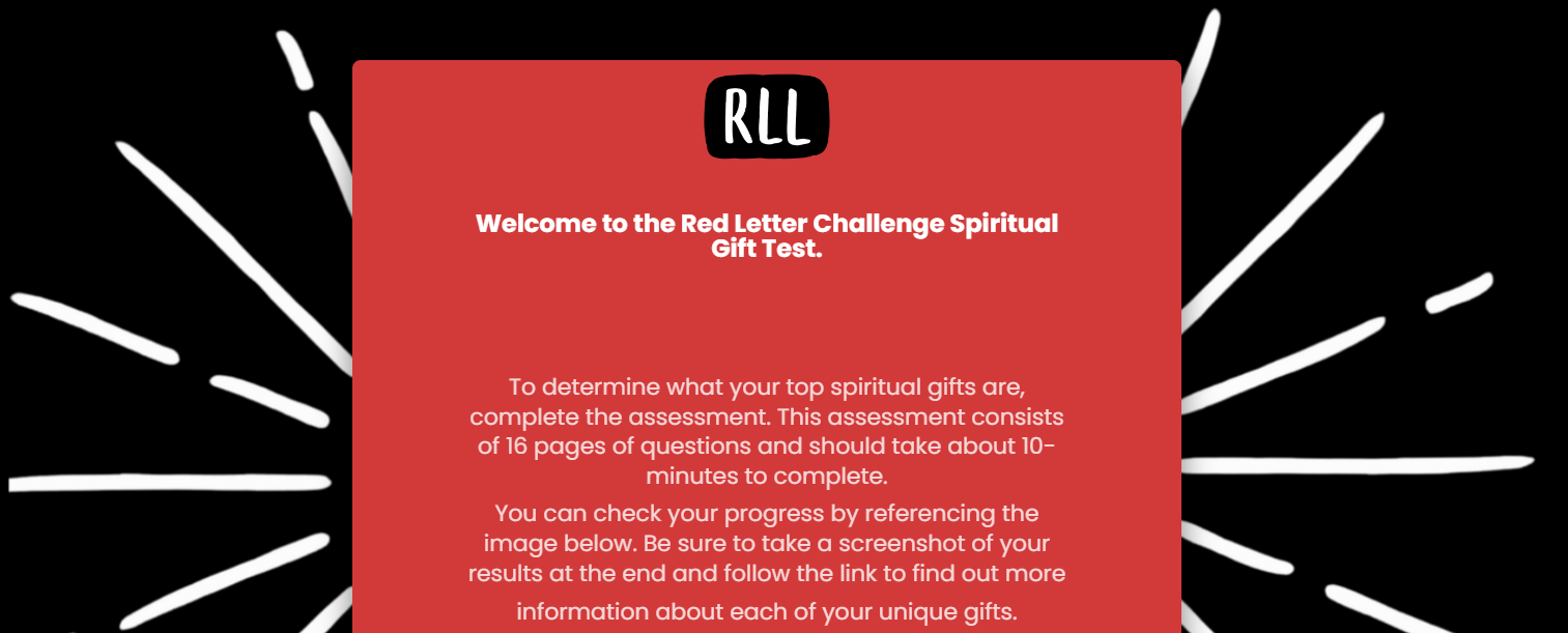 Spiritual Gift Quiz Printable